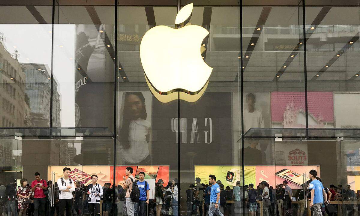 Mit einem Gewinn von 34,6 Prozent seit Anfang Jänner reiht sich das kalifornische Technologieunternehmen Apple an die vierte Stelle der New Yorker Börse.  