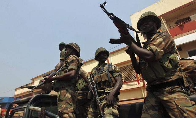 Zentralafrika Rebellen erobern Praesidentenpalast