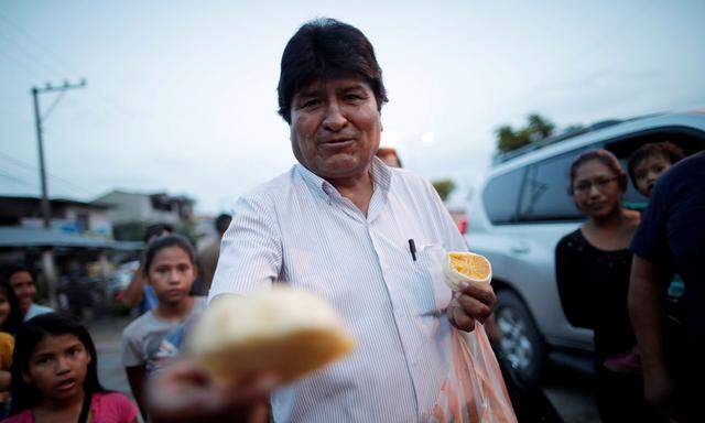 Evo Morales: Vom wahlkämpfenden Amtsinhaber (Bild) zum Ex-Präsidenten im argentinischen Exil.