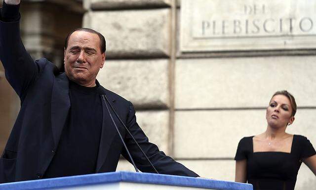 Berlusconi und seine Francesca