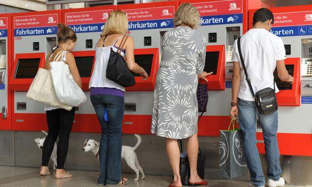 Fahrkartenautomat in Wien