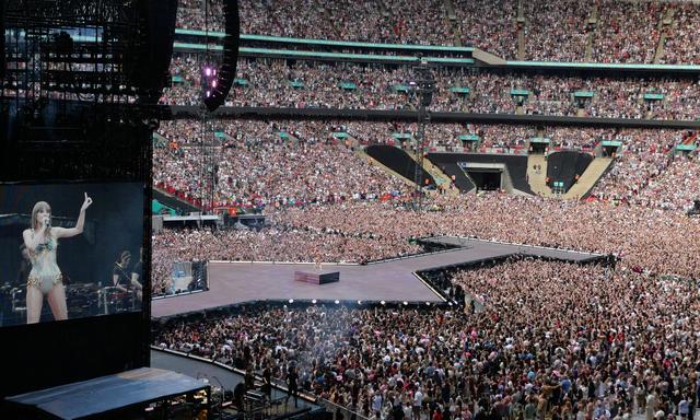 Vor 85.000 Menschen stand Taylor Swift im Wembley-Stadion auf der Bühne