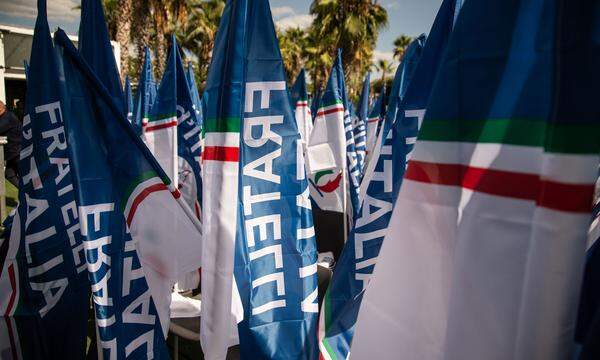 Die Fratelli d'Italia, denen Vizeaußenminister Cirielli angehört, führen seit der letzten Wahl Italiens Regierung an.