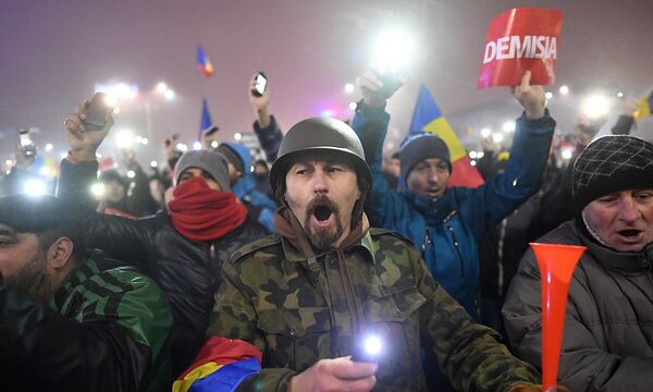  Die Demonstrationen hatten sich an einem Anti-Korruptionsdekret entzündet.