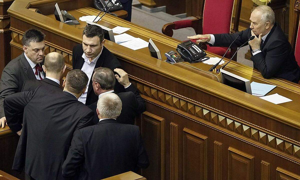 Parlamentssitzung in Kiew