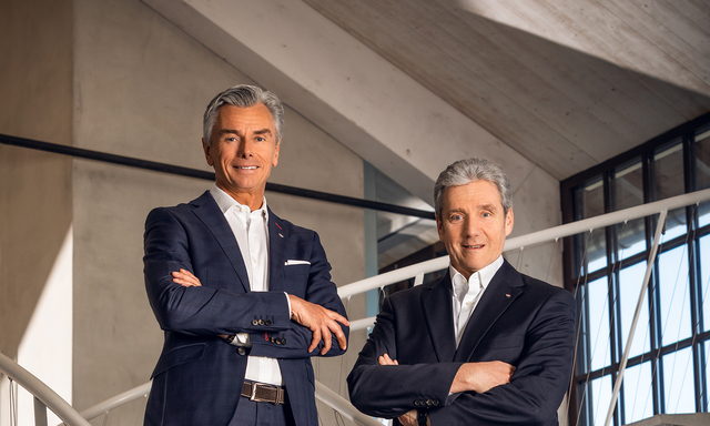 Vorstände: Baumgartner (l.) und Friesz.