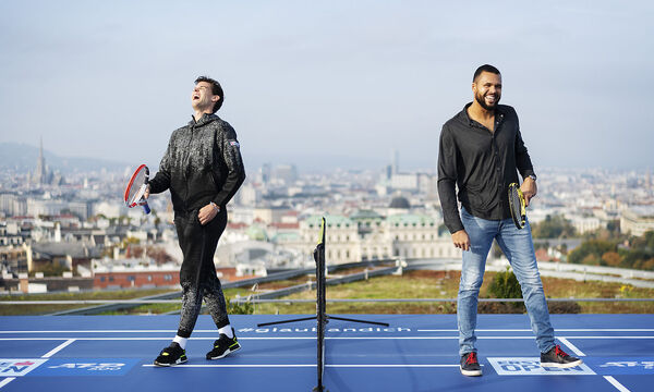 Dominic Thiem und Jo-Wilfried Tsonga