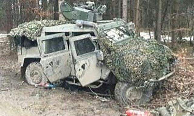 Das Bundesheer-Auto überschlug sich am Truppenübungsplatz Allentsteig