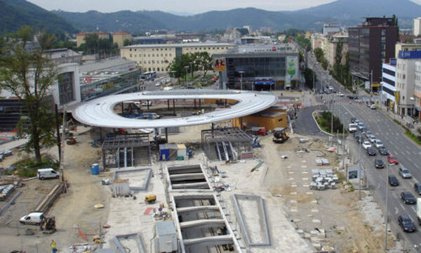 BAUSTELLE AM GRAZER HAUPTBAHNHOF