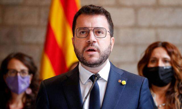 Kataloniens Regierungschef Pere Aragones sieht durch den Spionageskandal eine "rote Linie" überschritten. (Archivbild)