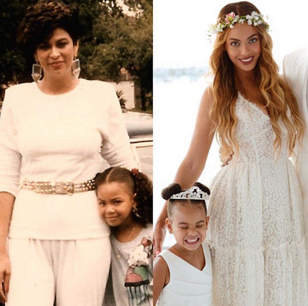 Beyonce sah als Kind genauso aus wie Blue Ivy.