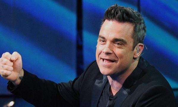 Macht &quot;einfache abstrakte Kunst&quot;: Robbie Williams.