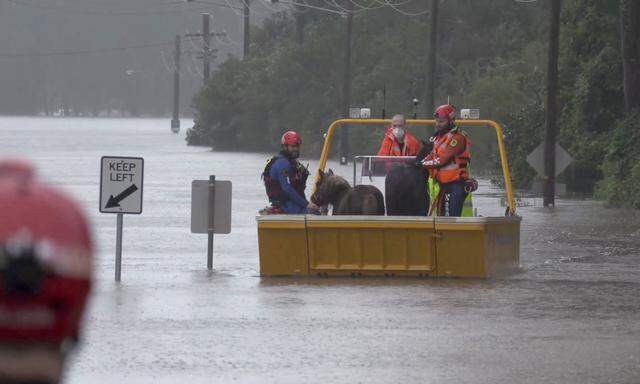 Sydney wird von heftigen Regenfällen und Überschwemmungen heimgesucht 