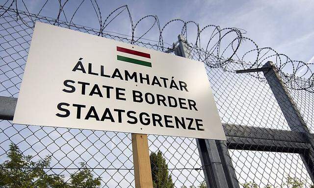 Ungarischer Grenzzaun