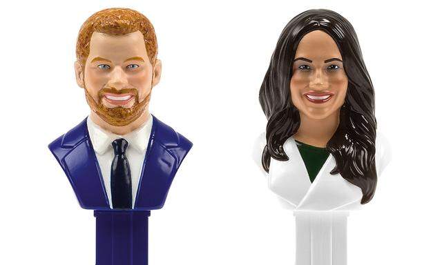 Prinz Harry und Meghan Markle sind als PEZ-Spender ersteigbar.