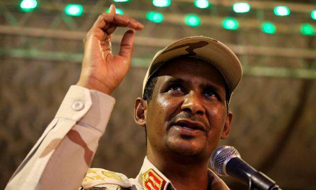 General Mohammed Hamdan Dagalo: der neue starke Mann im Sudan.