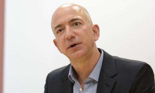 TOKYO Japan Amazon com Inc chief executive officer Jeff Bezos speaks during an interview in Tok