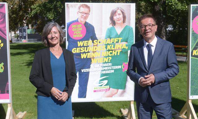 Vizebürgermeisterin und Spitzenkandidatin Birgit Hebein und Gesundheitsminister Rudolf Anschober