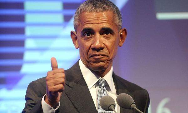 Vorgänger Barack Obama: "Böser (oder kranker) Typ!" Und dessen Gesundheitsreform: "Schlechte Gesundheitsfürsorge"