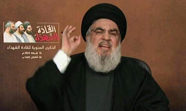 Der Führer der Hisbollah-Bewegung, Hassan Nasrallah.
