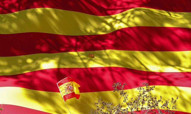 Die spanische Flagge. 