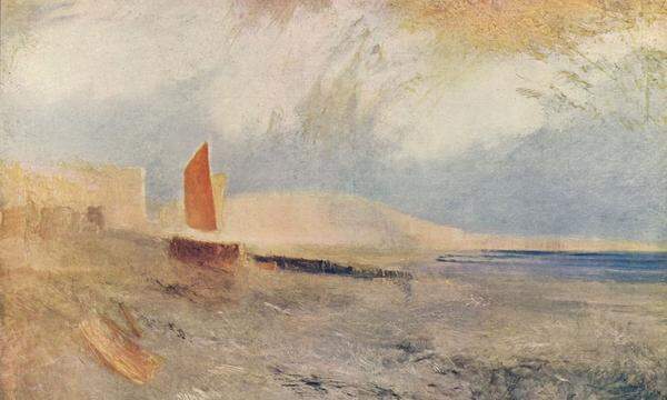 Erstmals sah es das Meer, das er nur aus Abbildungen kannte, im Original. William Turner: „Hastings“ (1830-1835). 