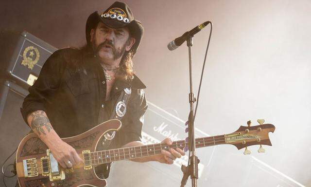 Lemmy performs during the 24th Wacken Open Air Festival