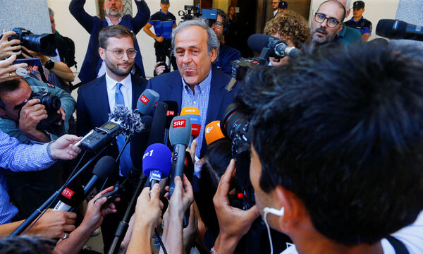 Former soccer officials Sepp Blatter and Michel Platini face corruption charges in Swiss trial