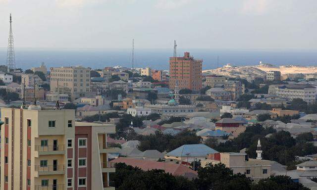 Blick über Mogadischu 