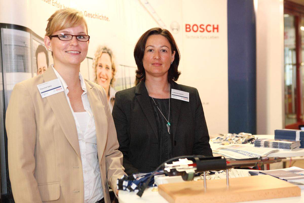Ingrid Lukasser (re) mit HR-Kollegin, BOSCH.