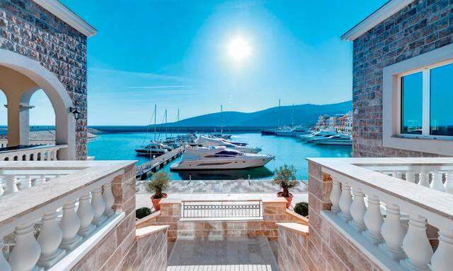 Ahoi. Montenegro ist ein neuer Hotspot, hier das Projekt Luštica Bay in Tivat.