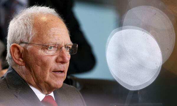 German Finance Minister Schaeuble attends cabinet meeting in Berlin