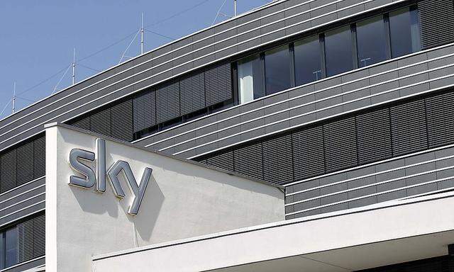 File photo of Sky Deutschland headquarters in Unterfoehring