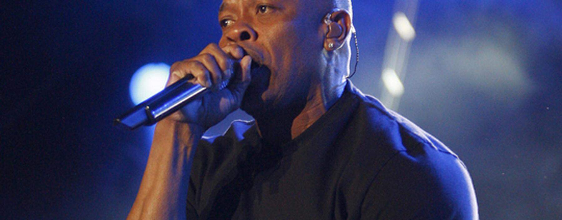 File of Dr. Dre performing at the Coachella Valley Music and Arts Festival in Indio