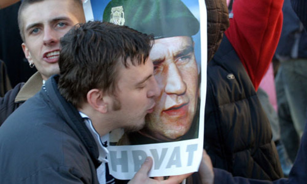 Verehrer von Exgeneral Ante Gotovina.