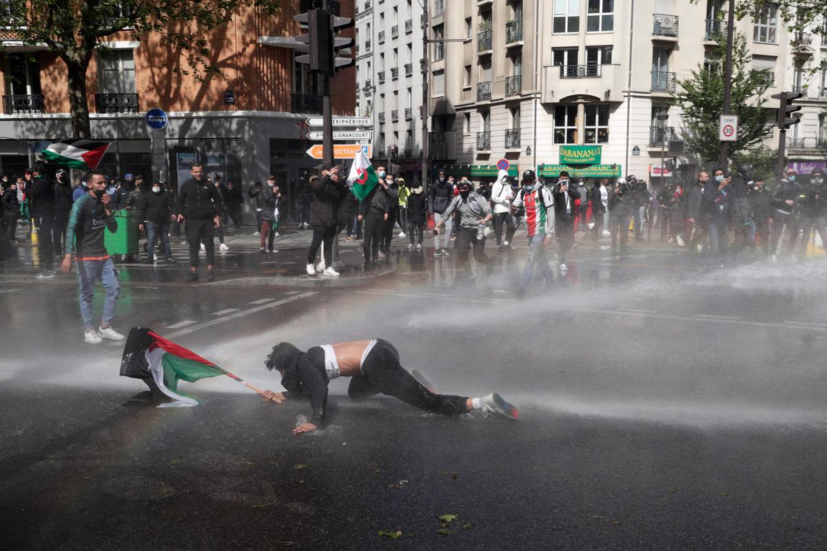 In zahlreichen französischen Städten fanden pro-palästinensische Demonstrationen statt.