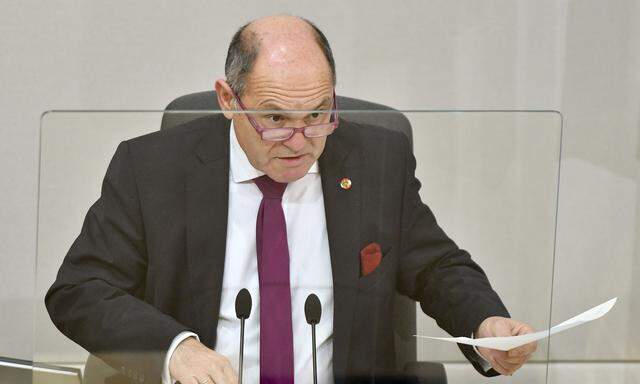 Wolfgang Sobotka zuletzt im Nationalrat