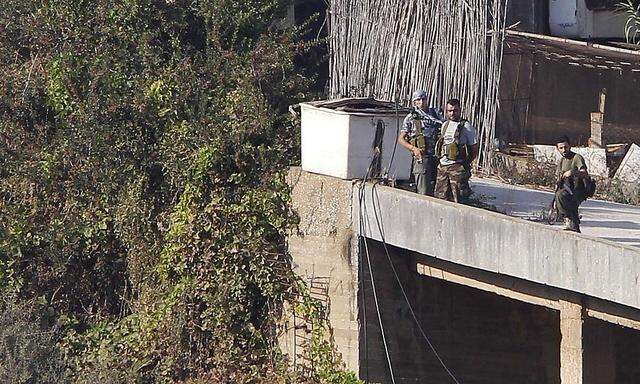 Wurden mit Raketen beschossen: die palästinensische Befreiungsfront im Libanon. 