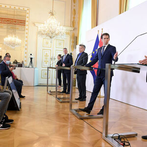 CORONAVIRUS: PK DER REGIERUNG ZU MASKENPFLICHT - WEITERE MASSNAHMEN GEGEN AUSBREITUNG / NEHAMMER / KOGLER / KURZ / ANSCHOBER