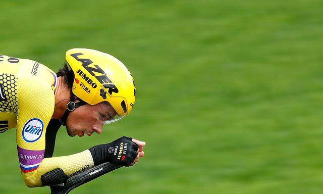 Primož Roglič, 29, jagt den Gesamtsieg beim 102. Giro d'Italia.