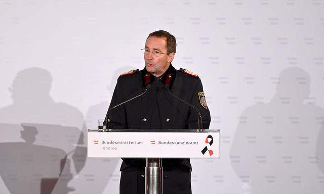 Der Wiener Polizeipräsident, Gerhard Pürstl.