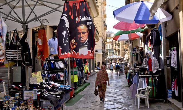 „Der Pate“ als Synonym für die italienische Mafia. Aktivisten wollen, dass der Handel mit Mafia-Souvenirs verboten wird.