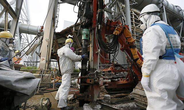 Arbeiten in Fukushima.