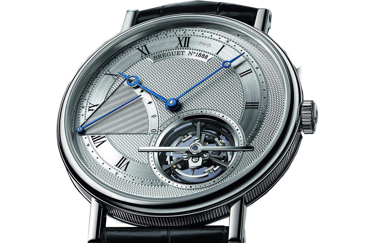 Breguet „Classique Tourbillon extraflach Automatik Ref. 5377“So muss Tourbillon! Wenn schon, dann schnörkellos, extraflach und vom Erfinder des Mechanismus selbst. Eine schlicht perfekte Uhr.
