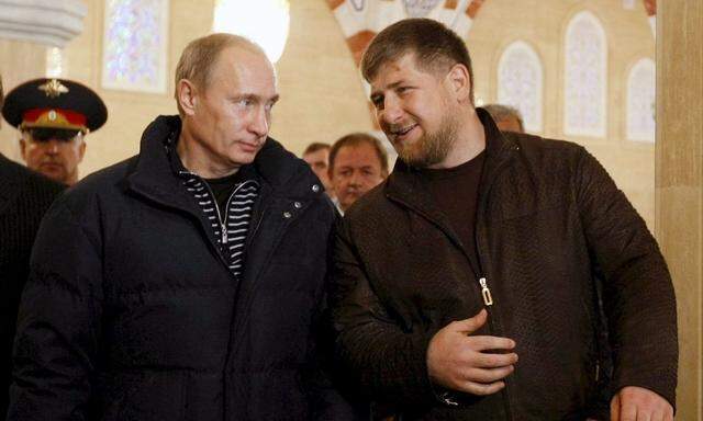 Wladimir Putin und Ramsan Kadyrow
