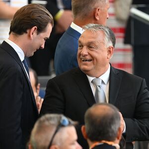 Ex-Kanzler Sebastian Kurz besuchte die Leichtathletik-WM in Budapest.