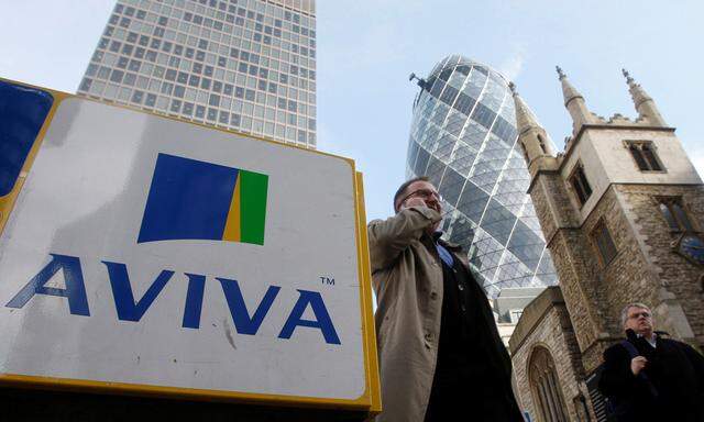 Der Versicherungskonzern Aviva fror einen britischen Immobilienfonds ein.