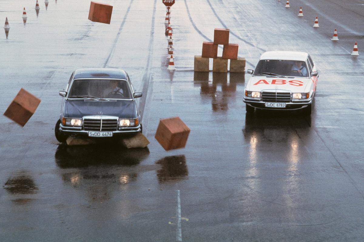 Zu den epochalen Innovationen, die mit dem Porschepreis ausgezeichnet wurden, zählt das Antiblockiersystem ABS. Das Bremssystem von Mercedes erhielt 1981 den Porsche-Preis.