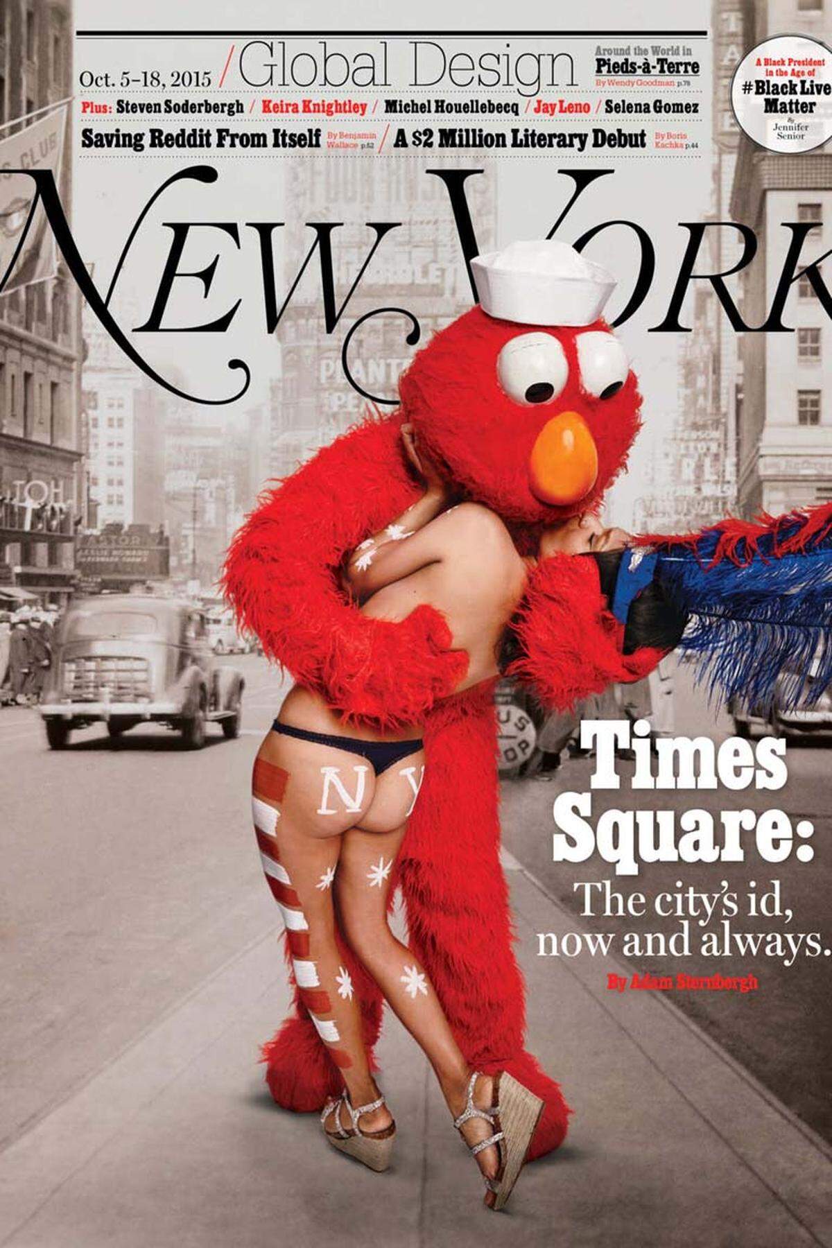 Als "Brainiest Cover" konnte sich das New York Magazine durchsetzen. Die Oktober-Ausgabe, die von Bobby Doherty fotografiert wurde, erhielt 25 Prozent der Stimmen.