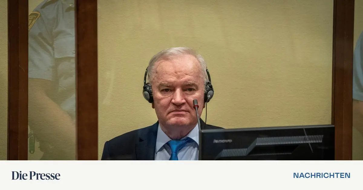 UN-Gericht lehnt Entlassung von Ratko Mladic ab